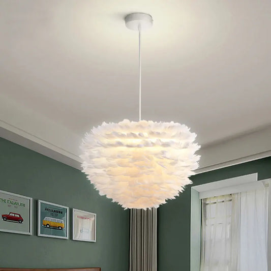 Lampe Suspendue, Lumiére de Plume